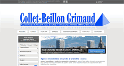 Desktop Screenshot of collet-beillongrimaud.fr