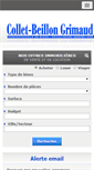 Mobile Screenshot of collet-beillongrimaud.fr